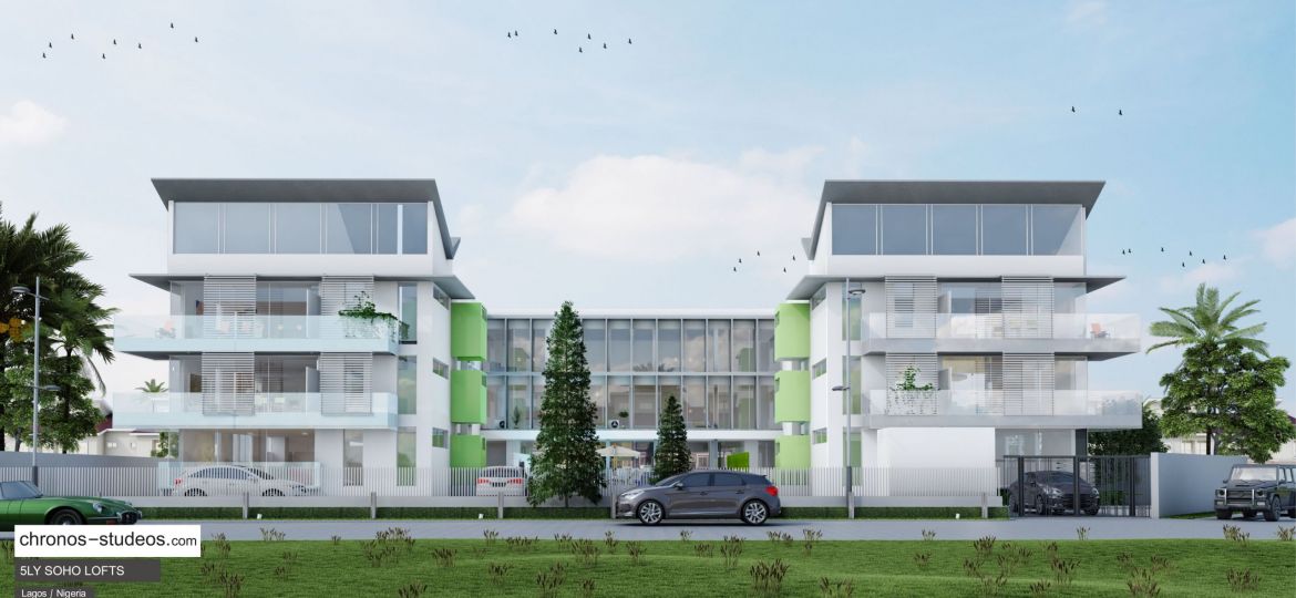 Chronos studeos Best 3D rendering company in Lagos Architecture Design for 5LY Soho Lofts Apartments Design Lekki Lagos (16)