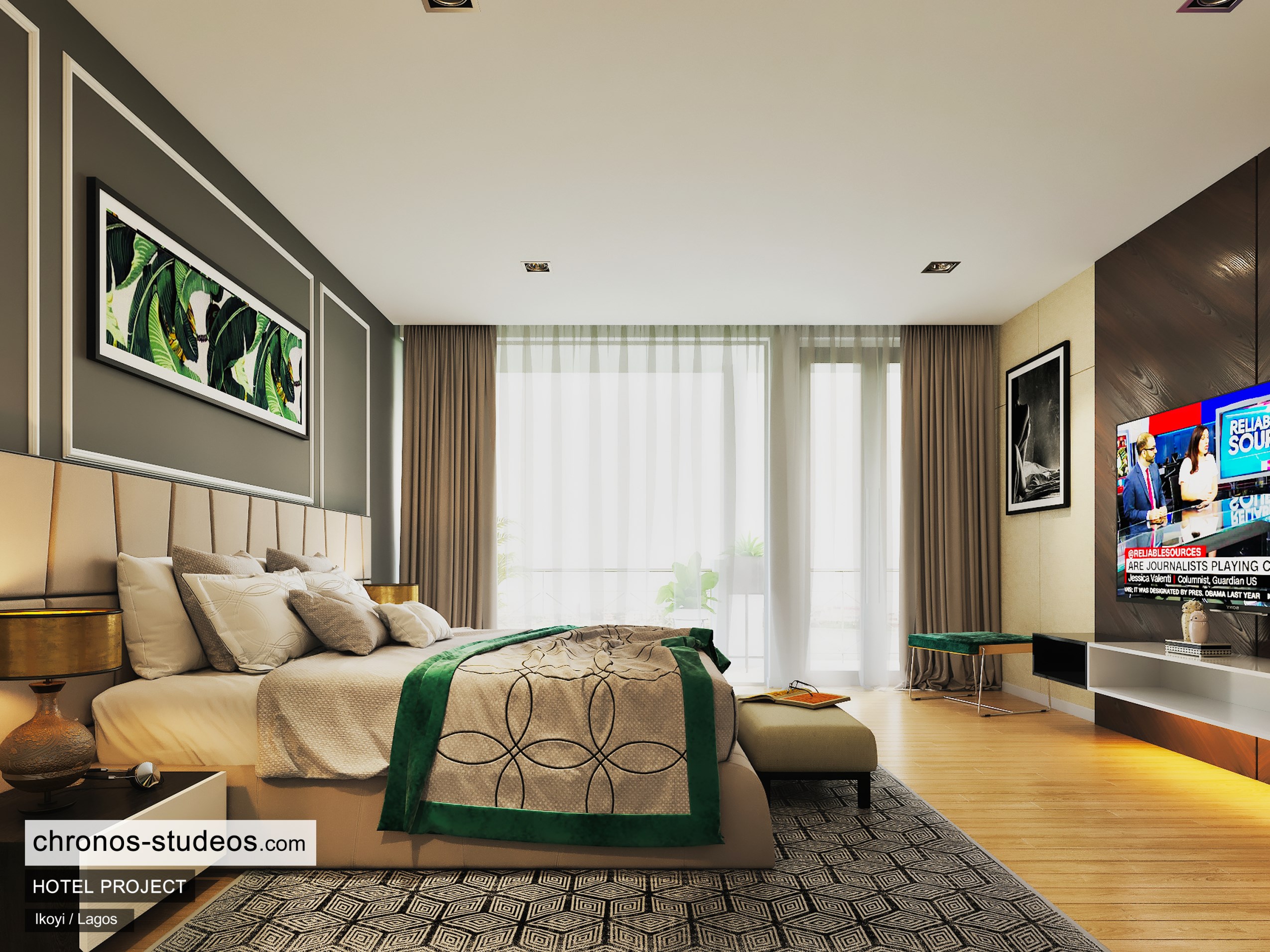 Hotel bedroom design architects in Lagos Nigeria Chronos Studeos (1)