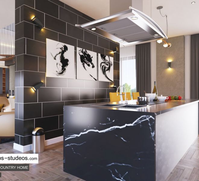 Kitchen Island Design for modern contemporary home idea in Lagos (1)