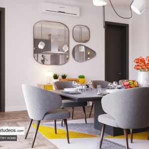 dining room area design by Chronos Studeos Architects interior designer in Lagos (1)