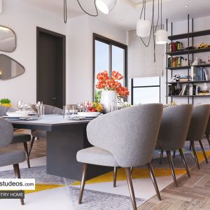 dining room area design by Chronos Studeos Architects interior designer in Lagos (2)