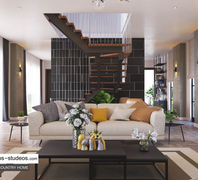 staircase design idea for modern home style in Lagos Nigeria Architects Chronos Studeos (1)
