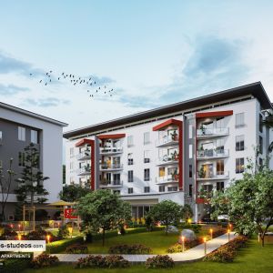 3D rendering Nigeria Chronos Studeos Emerald Apartments (1)