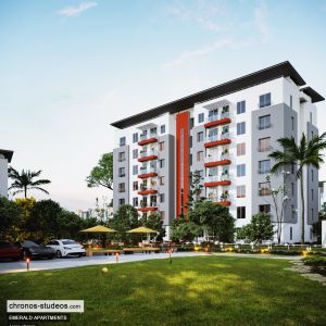 3D rendering Nigeria Chronos Studeos Emerald Apartments (3)