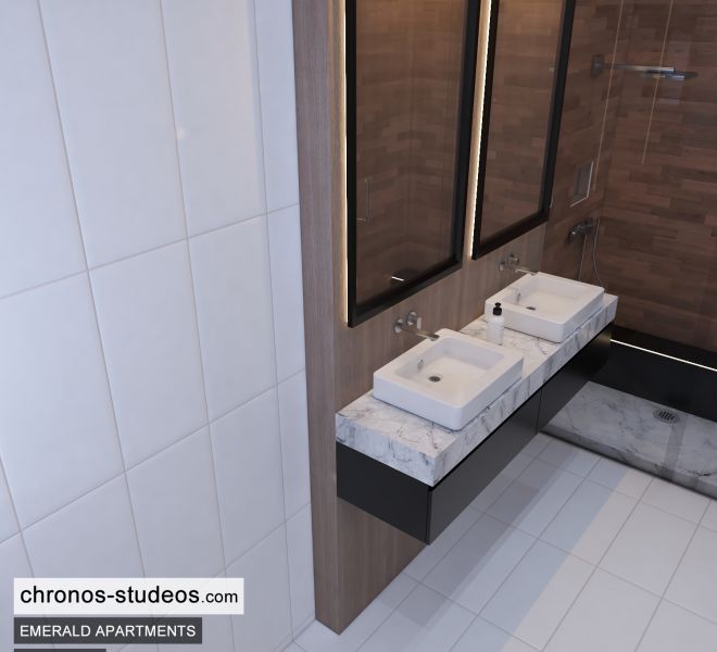 The Emerald Apartments Three bedroom Bedroom Design Ideas Chronos Studeos Architects (2)