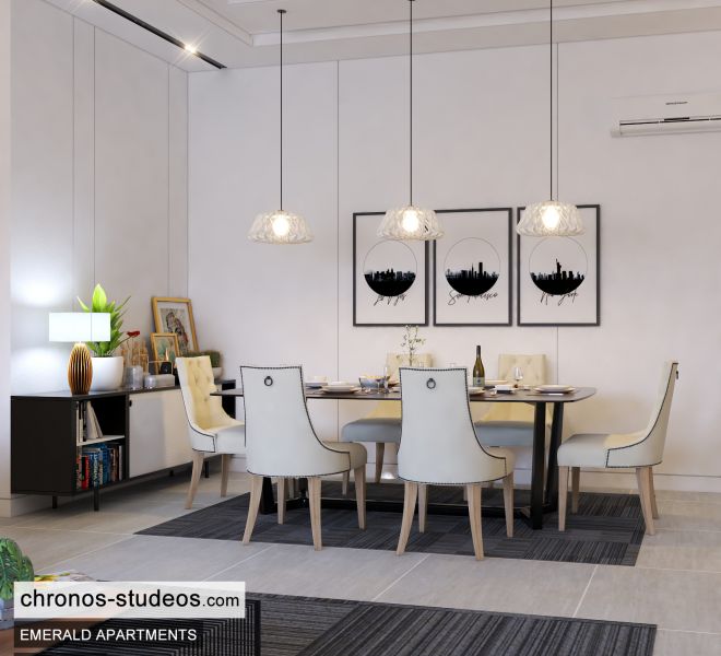 The Emerald Apartments Three bedroom Bedroom Design Ideas Chronos Studeos Architects (4)