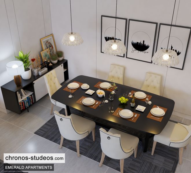 The Emerald Apartments Three bedroom Bedroom Design Ideas Chronos Studeos Architects (6)