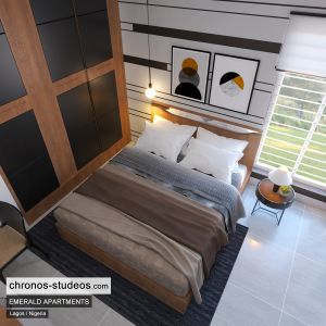 The Emerald Apartments Three bedroom Bedroom Design Ideas Chronos Studeos Architects (7)
